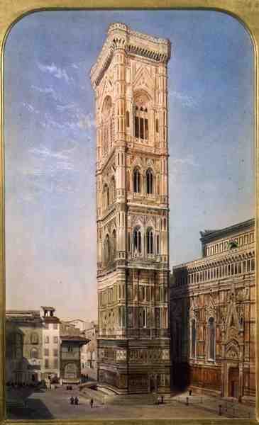 Giotto-torony, Firenze alkotó: Thomas Hartley Cromek