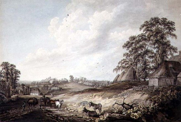 Kilátás Suffolkban alkotó: Thomas Hearne
