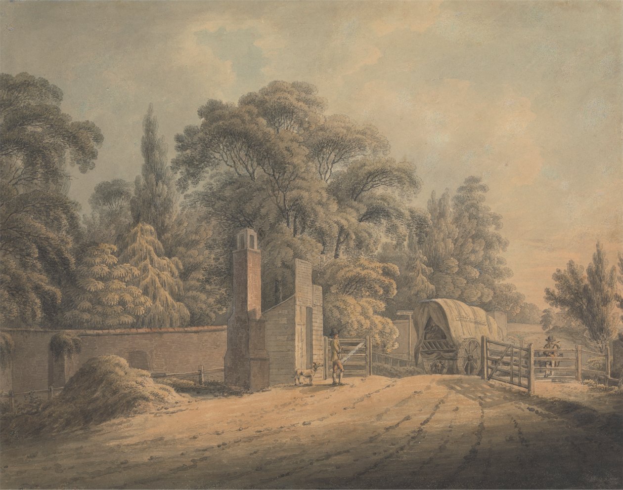 A Bayswater Turnpike alkotó: Thomas Hearne