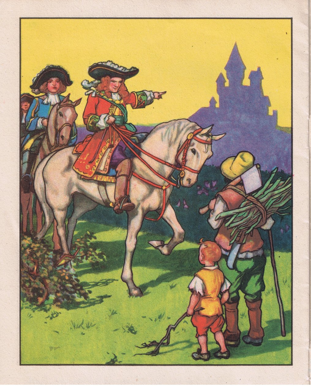 Jött egy szép fiatal herceg (litográfia) alkotó: Thomas Heath Robinson