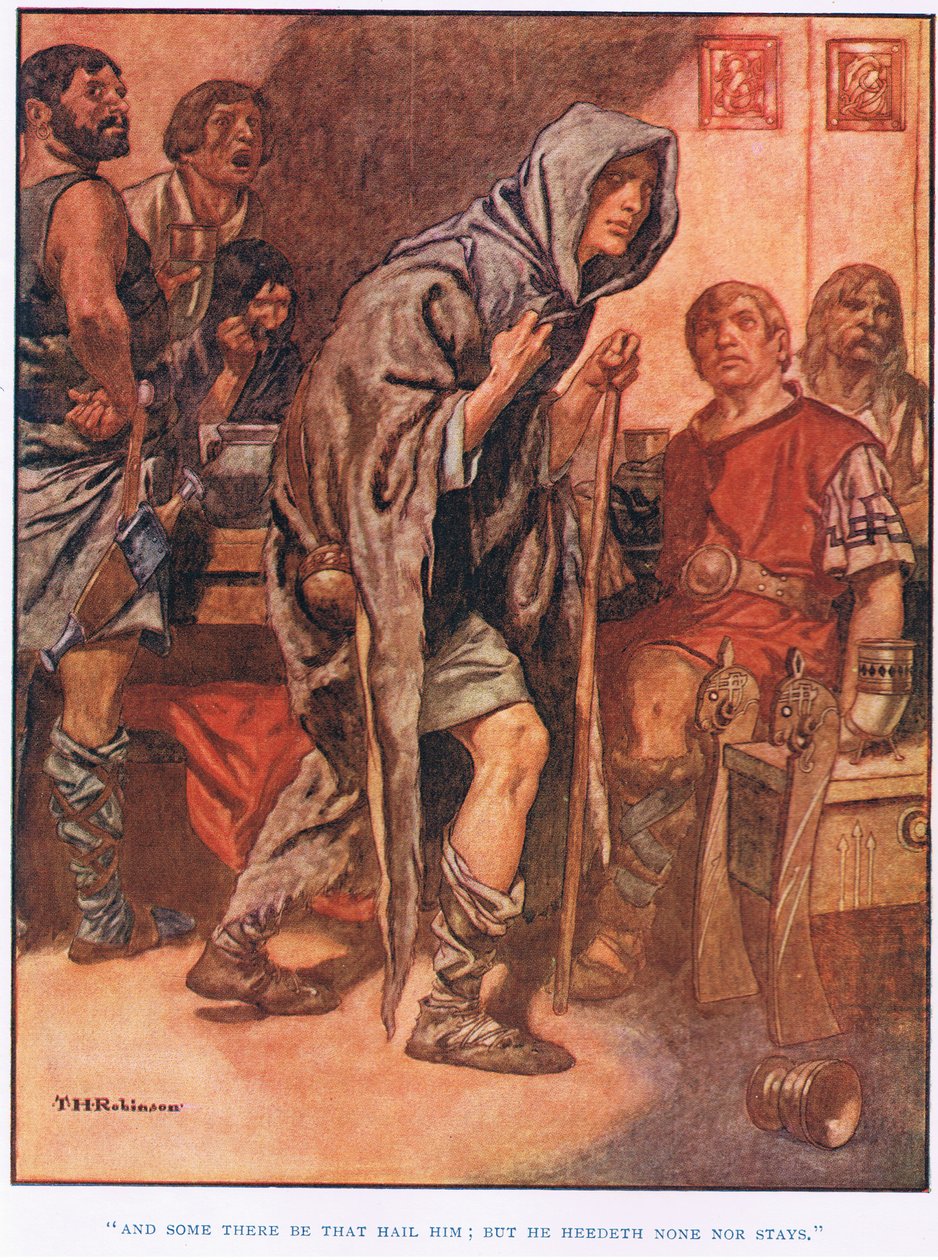 És vannak, akik üdvözlik őt (litho) alkotó: Thomas Heath Robinson