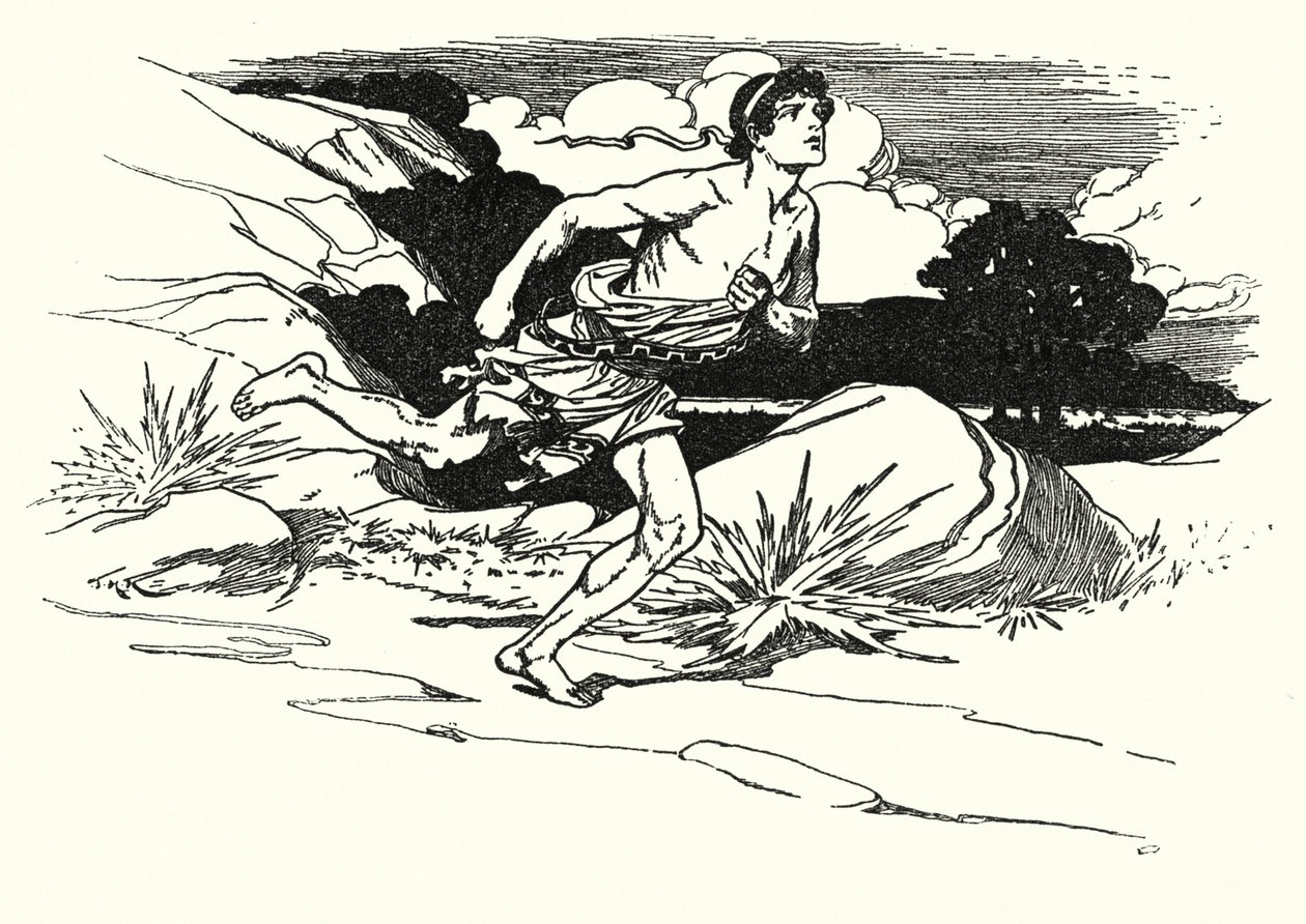 Maratoni csata (litográfia) alkotó: Thomas Heath Robinson