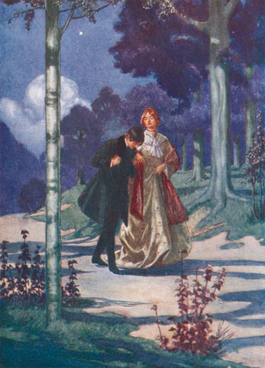 Edvard Grieg: Wood-Wandering (színes litográfia) alkotó: Thomas Heath Robinson