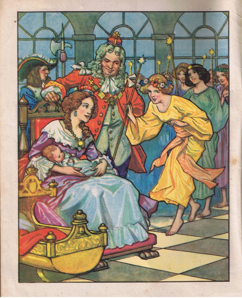 A tündérek és a hercegnő (litográfia) alkotó: Thomas Heath Robinson