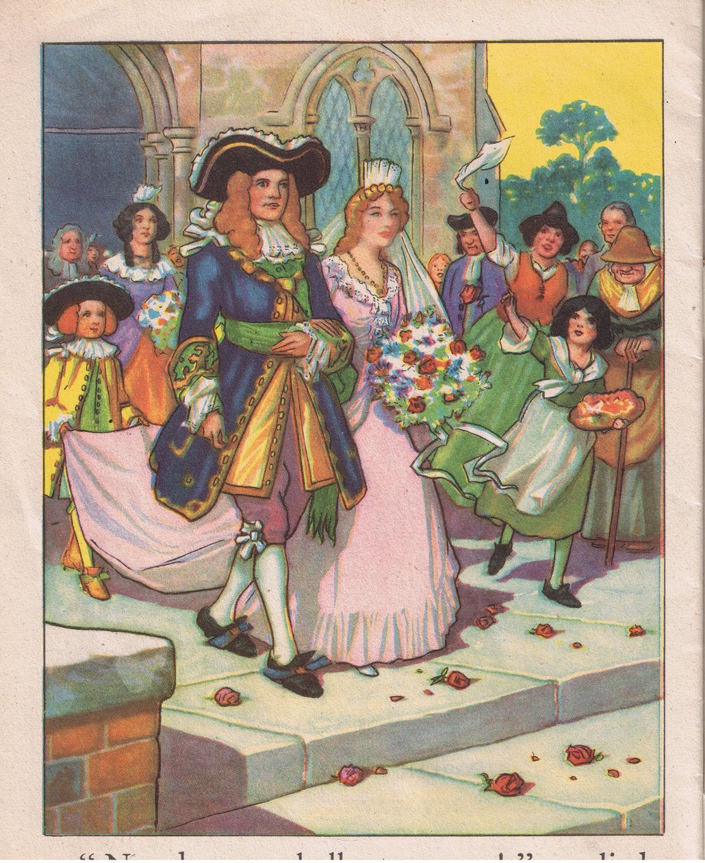 Az esküvő (litográfia) alkotó: Thomas Heath Robinson