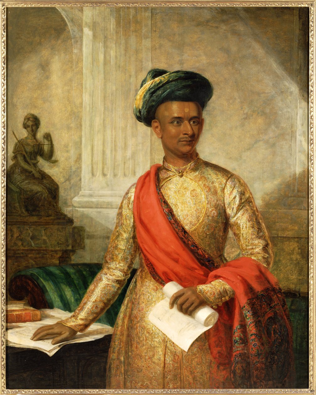 Purniya, Mysore főminisztere, 1801 körül alkotó: Thomas Hickey