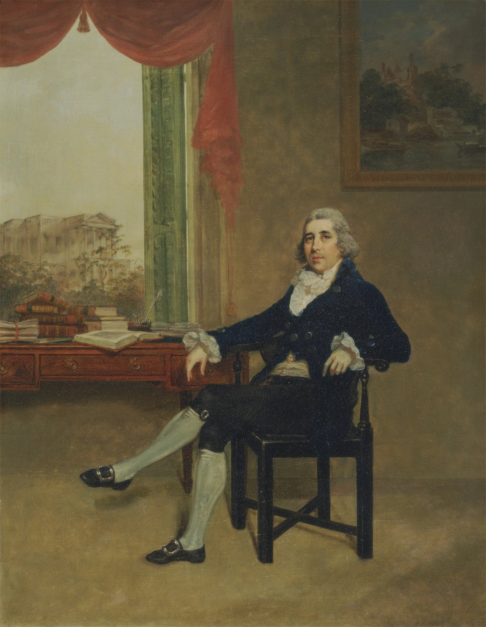Thomas Graham (1748-1843) Lynedoch balgowani báró, 1790 körül (olaj, vászon) alkotó: Thomas Hickey