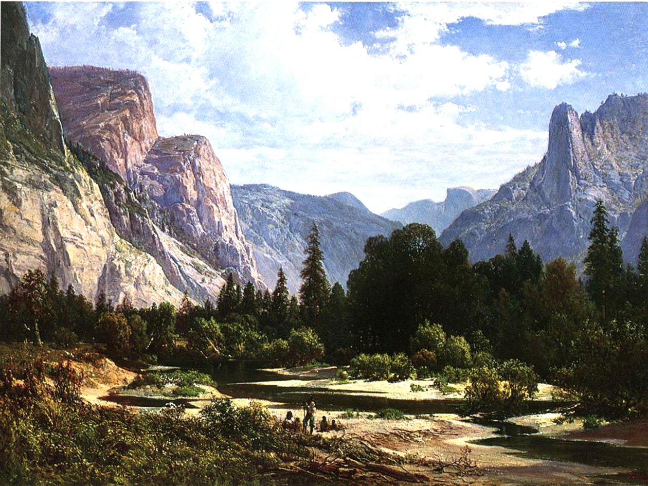 Piute indiánok pihennek, 1866 alkotó: Thomas Hill
