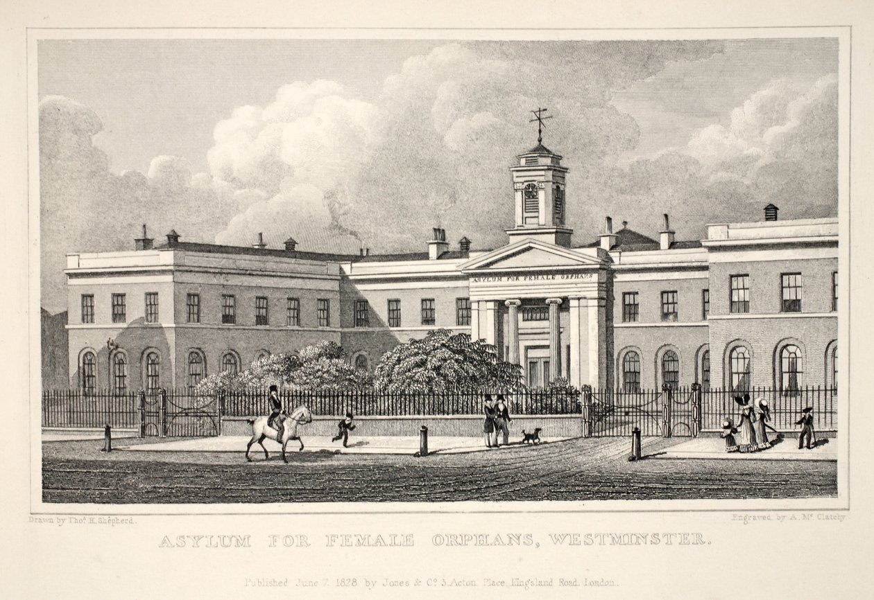 Asylum for Female Orphans, Westminster, a "London and it