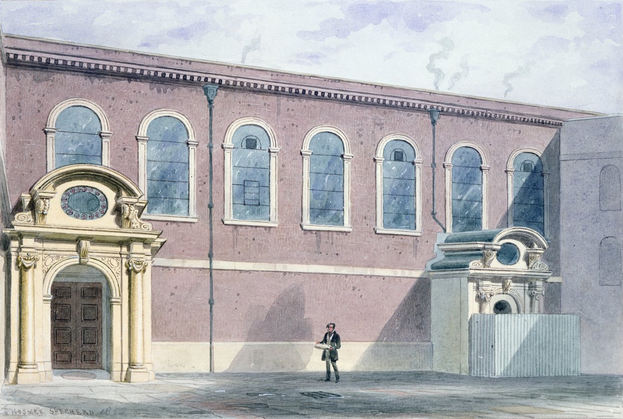 Rövidáru-csarnok, 1852 alkotó: Thomas Hosmer Shepherd