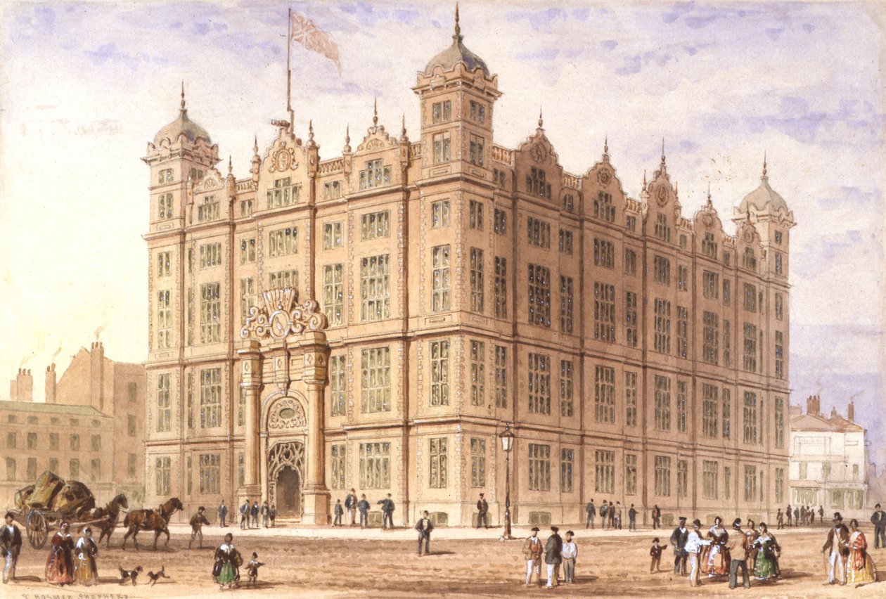 Liverpool Sailors" otthona, 1850 alkotó: Thomas Hosmer Shepherd