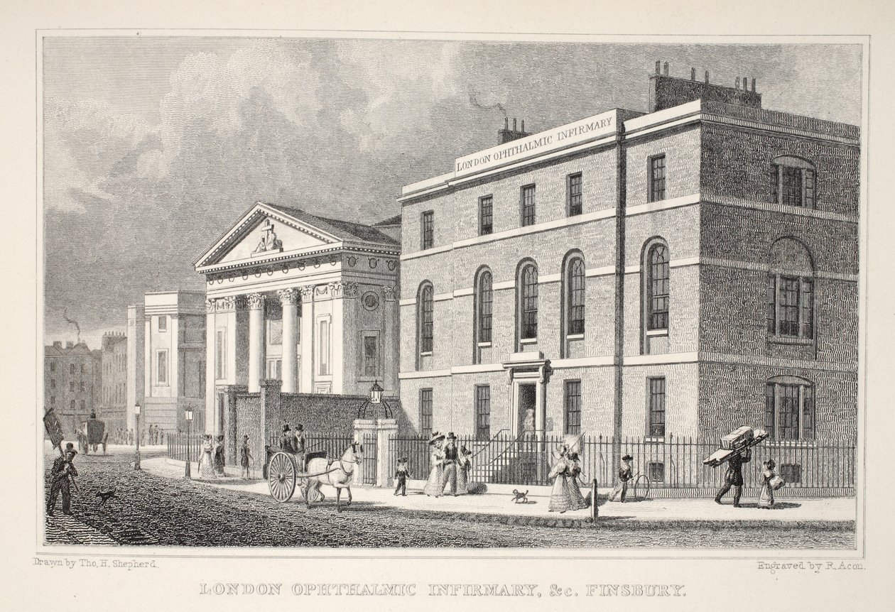 London Ophthalmic Infirmary stb. Finsbury, a „London and it