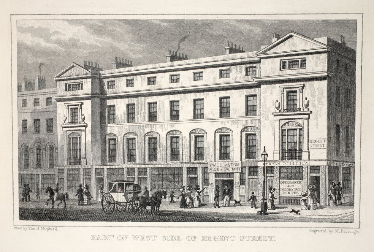 A Regent Street nyugati oldalának része, a „London and it