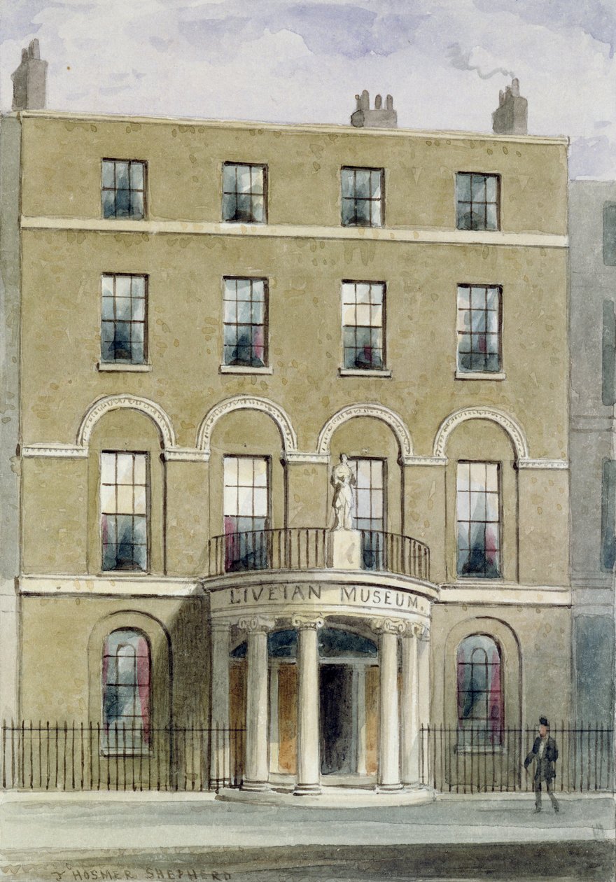 A Liveriai Múzeum, 1850 alkotó: Thomas Hosmer Shepherd