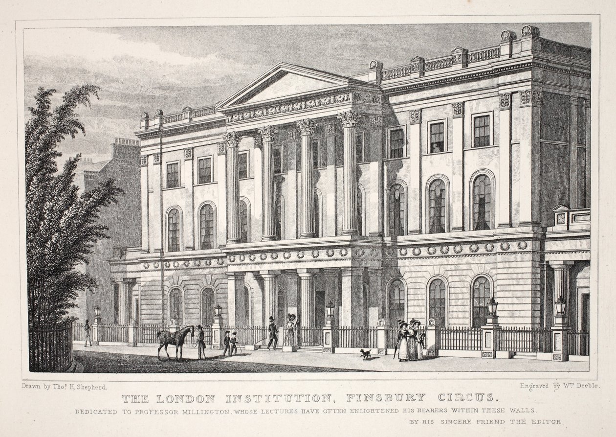 The London Institution, Finsbury Circus, a "London and it