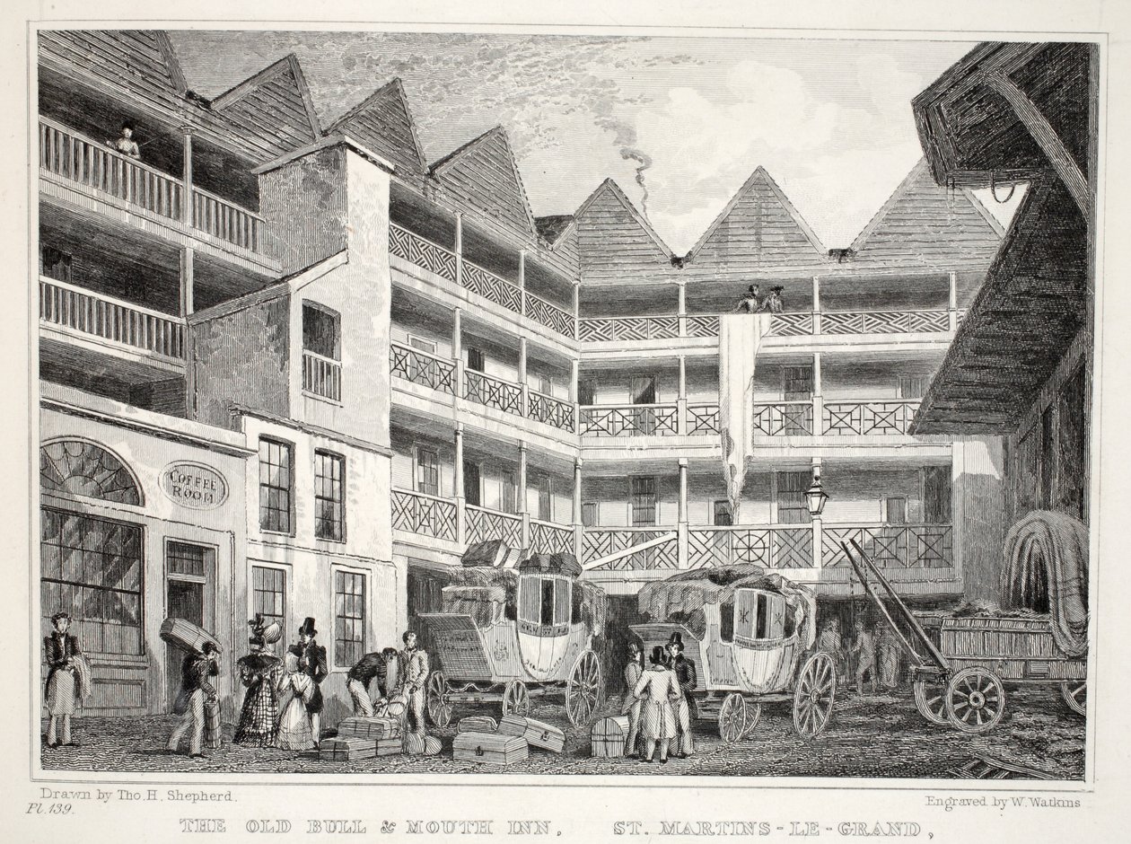 Az Old Bull and Mouth Inn, a St Martin