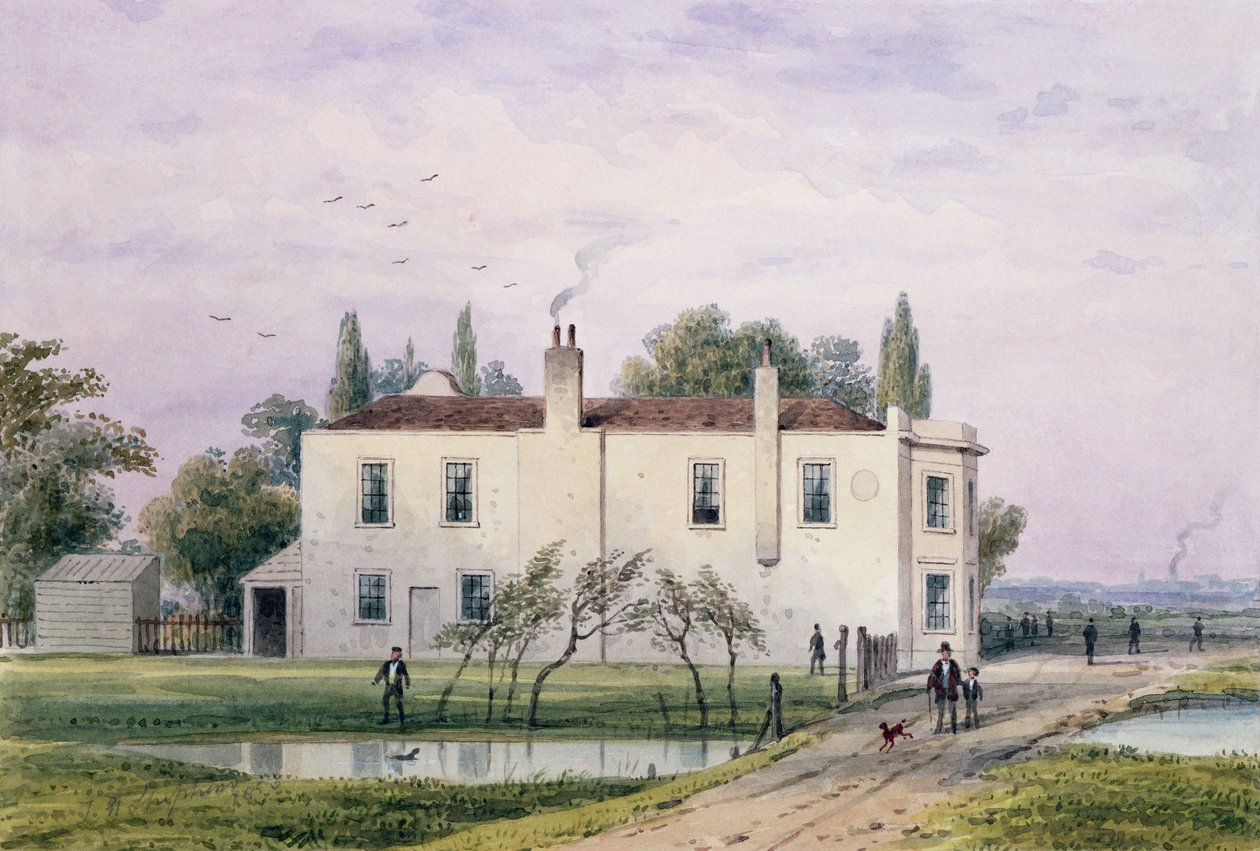 A koppenhágai ház látképe, 1853 alkotó: Thomas Hosmer Shepherd