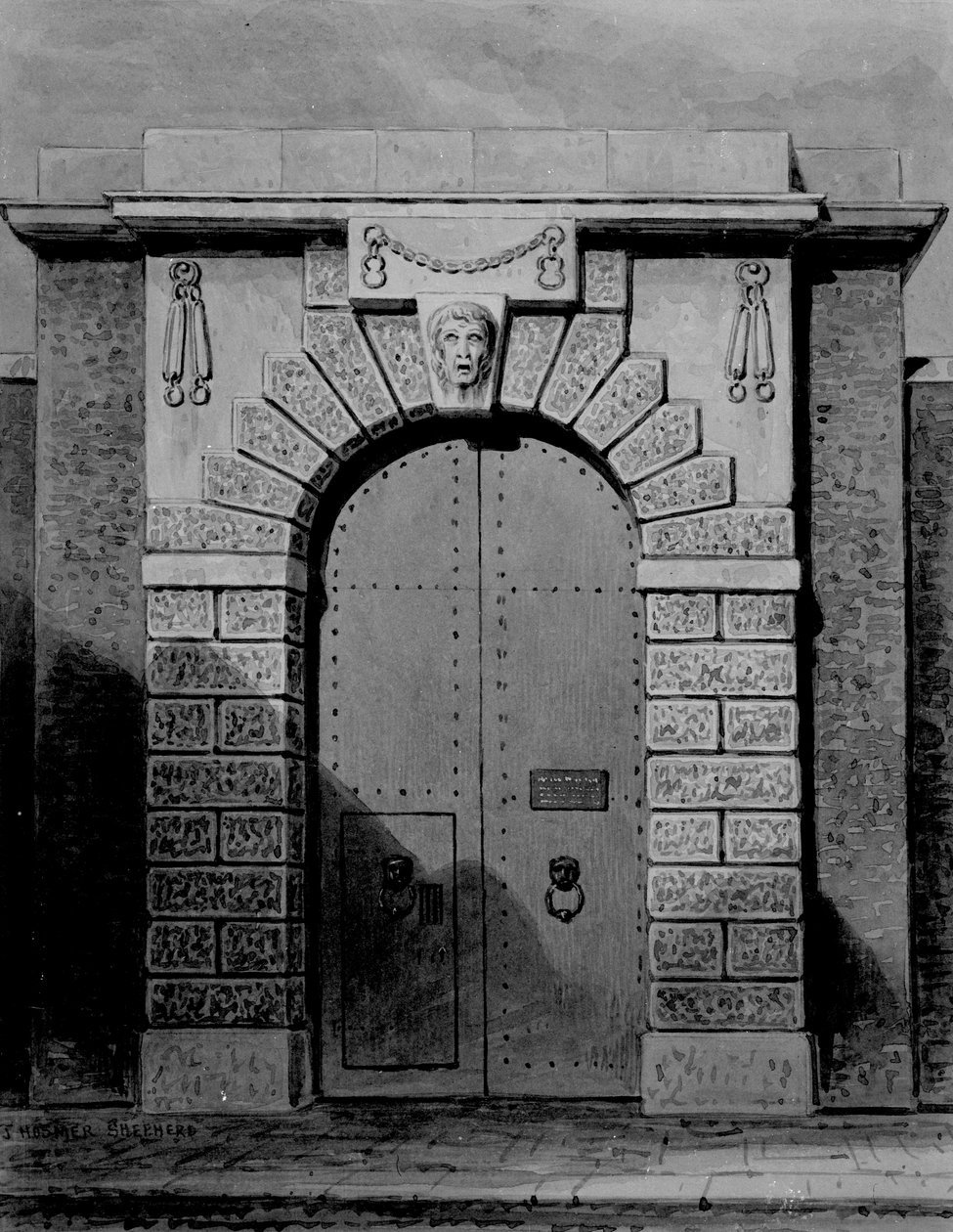Kilátás a Newgate-re alkotó: Thomas Hosmer Shepherd