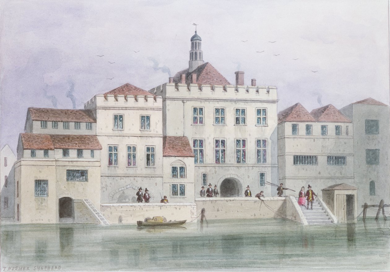 Kilátás az Old Fishmongers Hallra, 1650 alkotó: Thomas Hosmer Shepherd