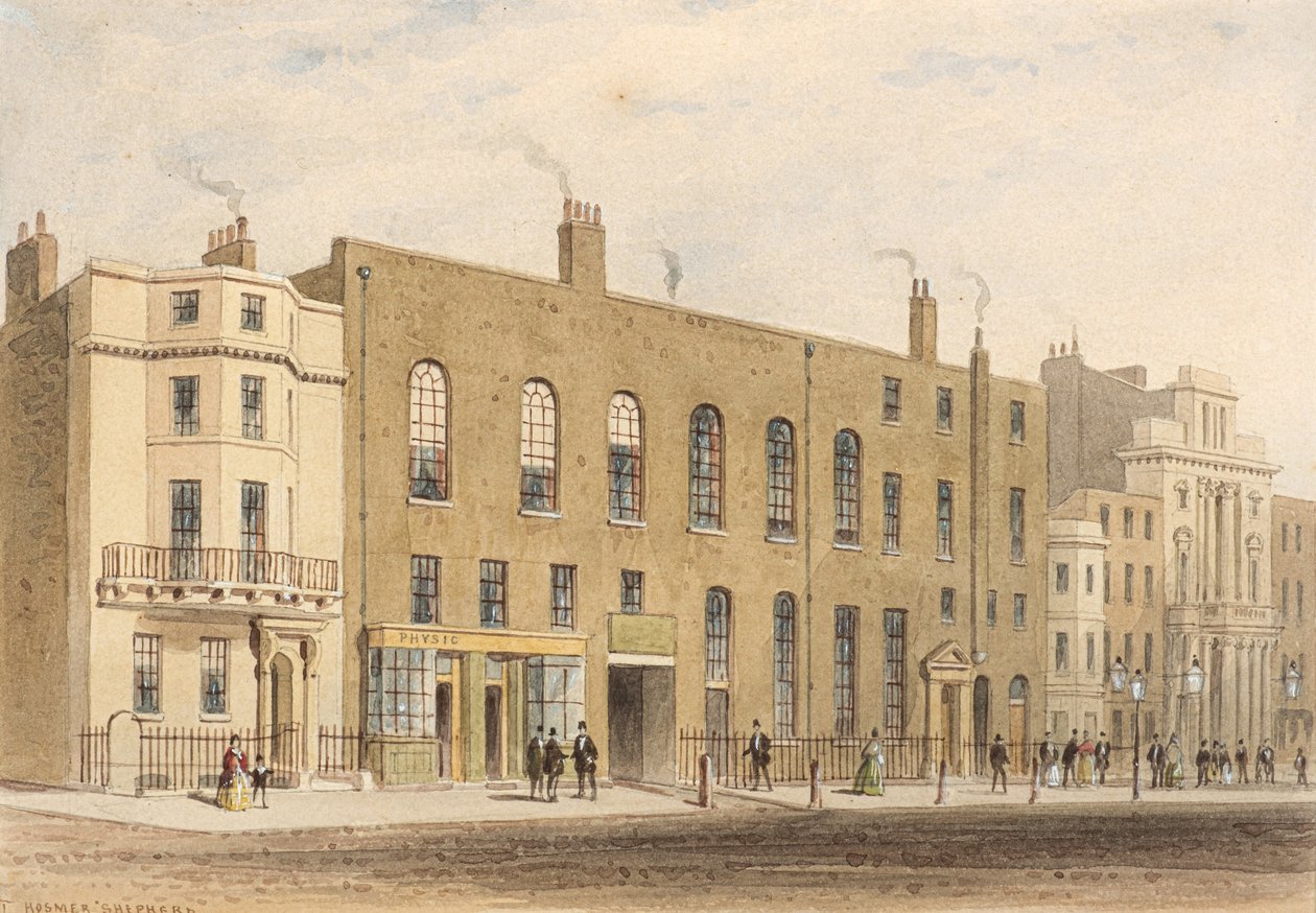 Willis Rooms, King Street, London (akvarell) alkotó: Thomas Hosmer Shepherd