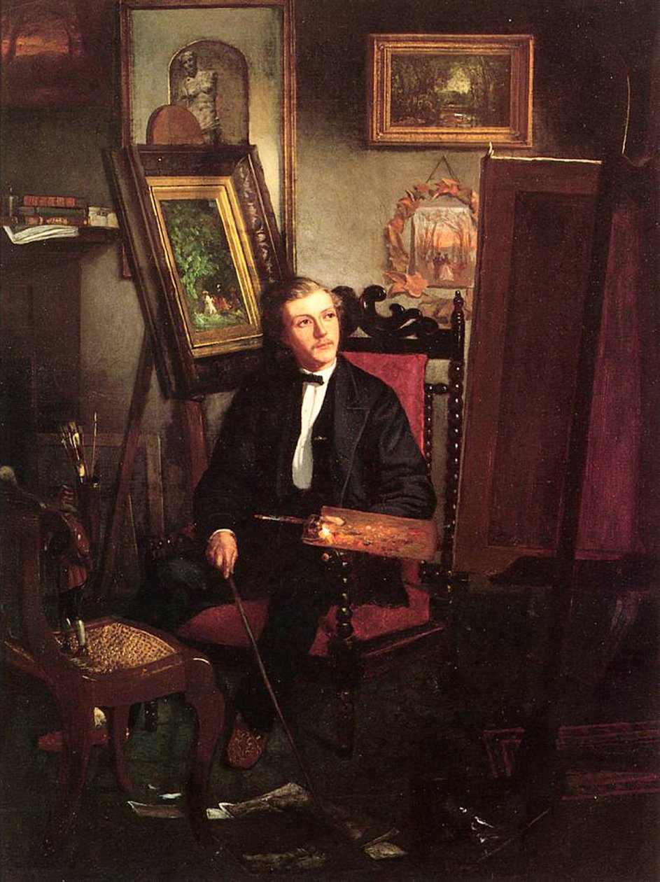 Önarckép, 1870 körül alkotó: Thomas Hovenden