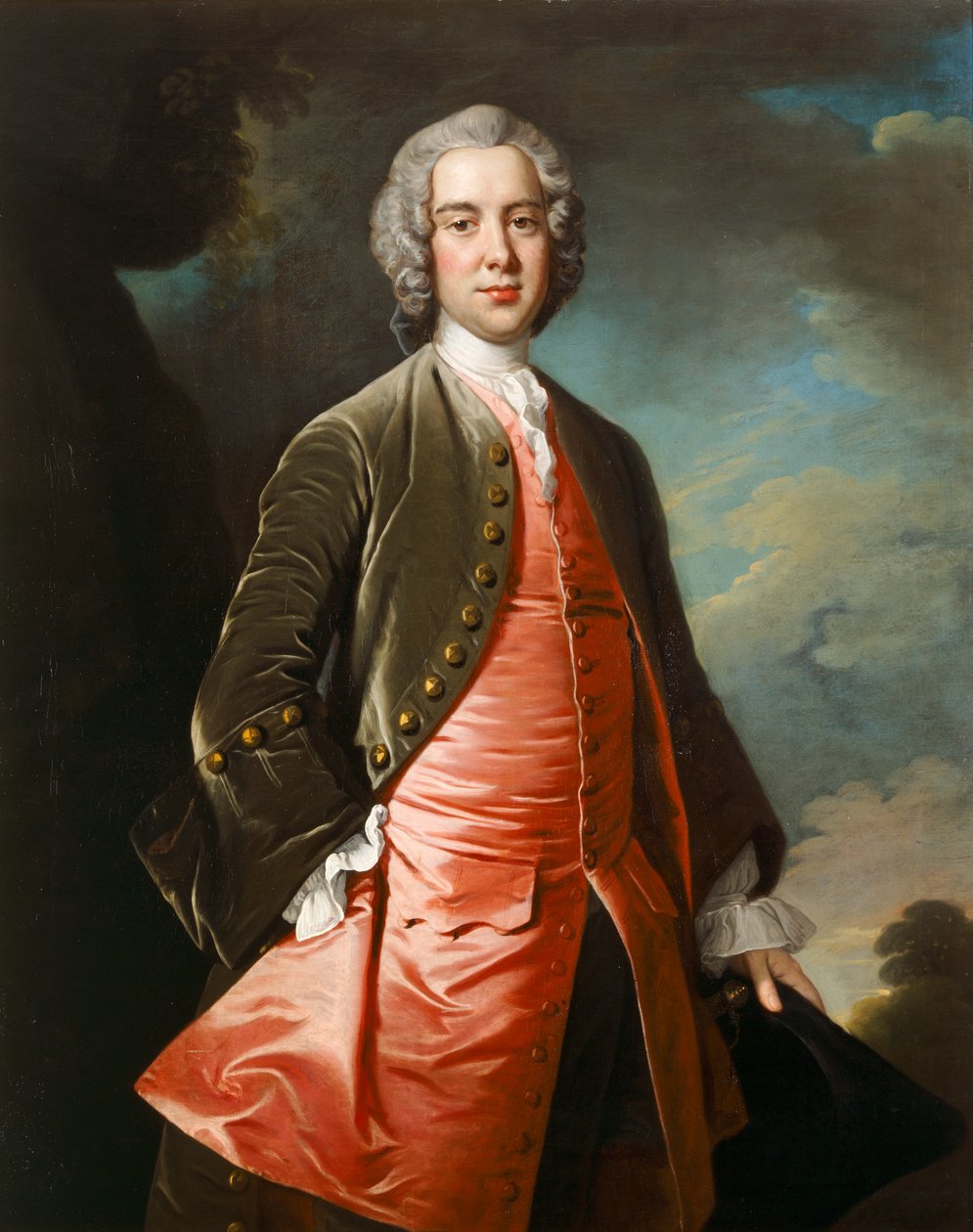 Abraham Acworth Esq. 1745 körül (olaj, vászon) alkotó: Thomas Hudson