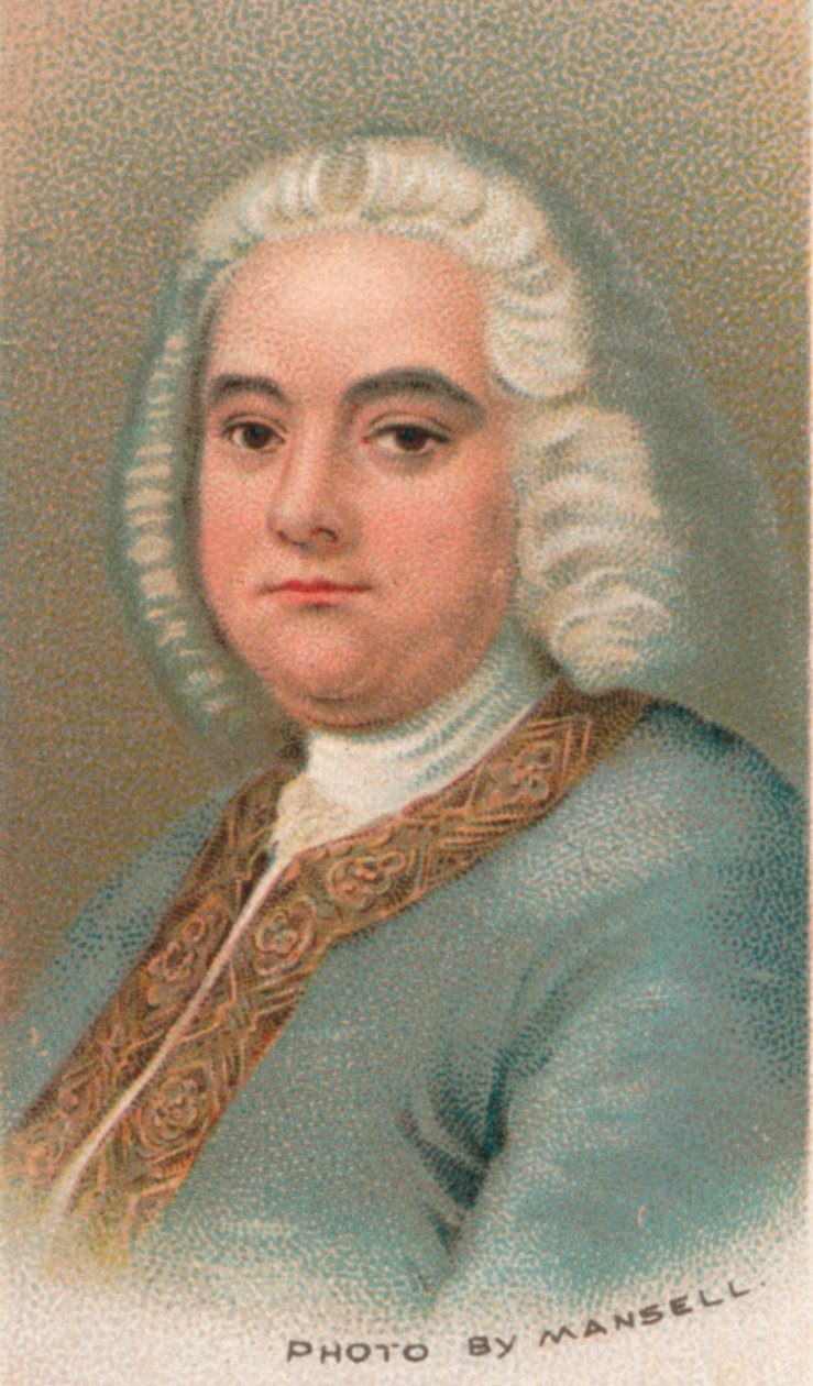 George Frideric Handel 1685-1759, német származású brit zeneszerző, 1911 alkotó: Thomas Hudson