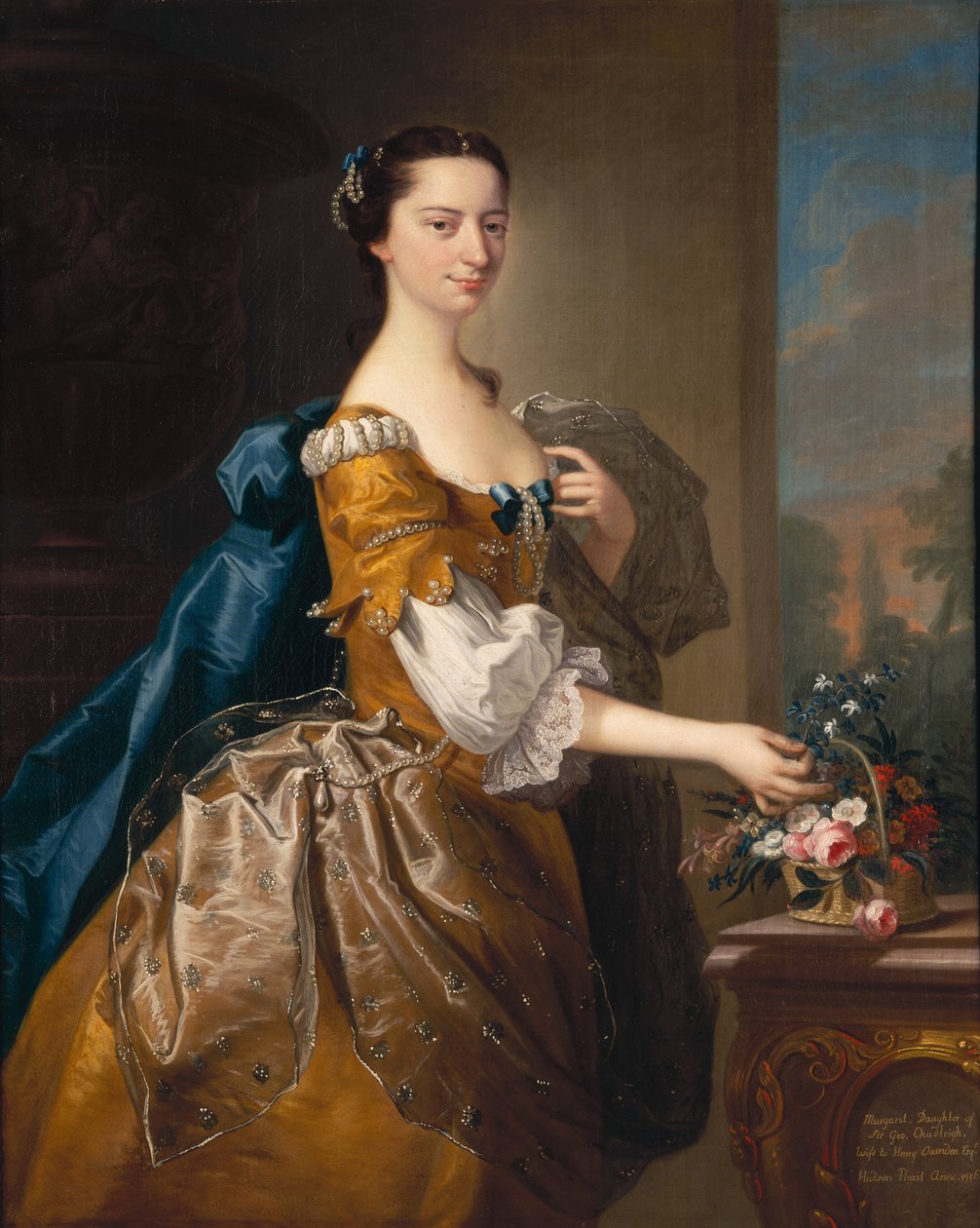 Margaret, Sir George Chudleigh lánya, férjhez ment Henry Oxendonhoz alkotó: Thomas Hudson