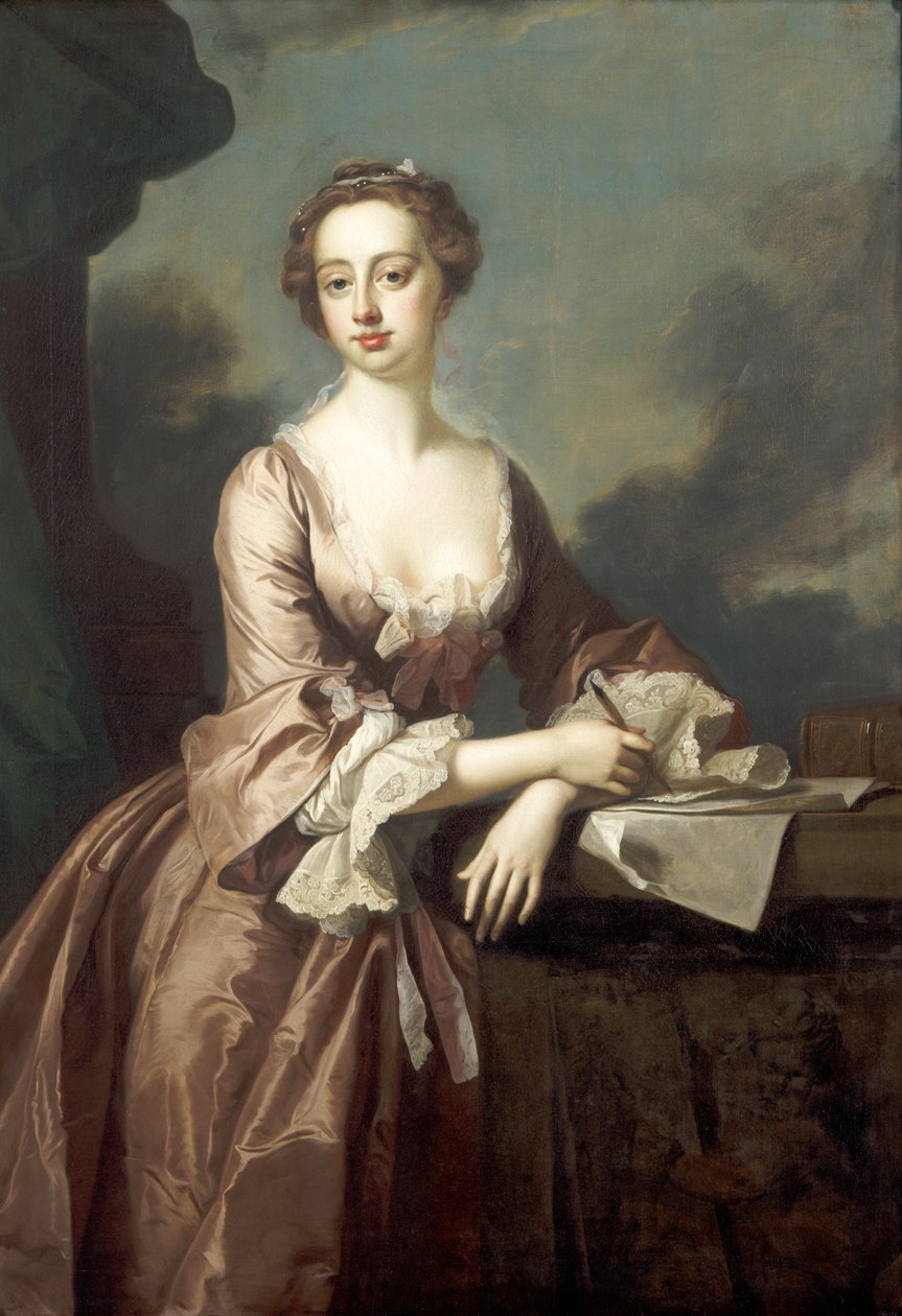Mary Finch, Andover vikomtné, 1746. alkotó: Thomas Hudson