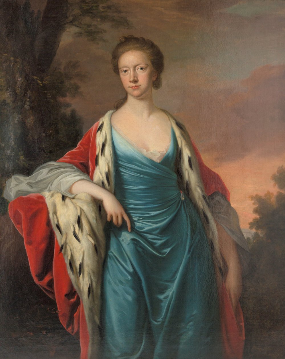 Mária brit hercegnő 1723-1772, Hesse-Kassel Landgravine, 1750-es évek. alkotó: Thomas Hudson