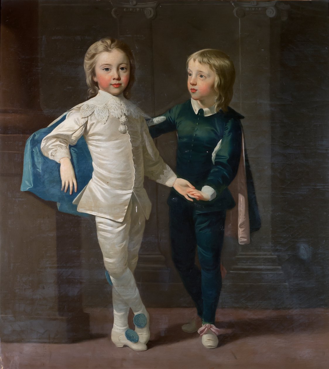 Sir Edward Hulse, 3. báró és testvére, Samuel Hulse, 1758 körül alkotó: Thomas Hudson