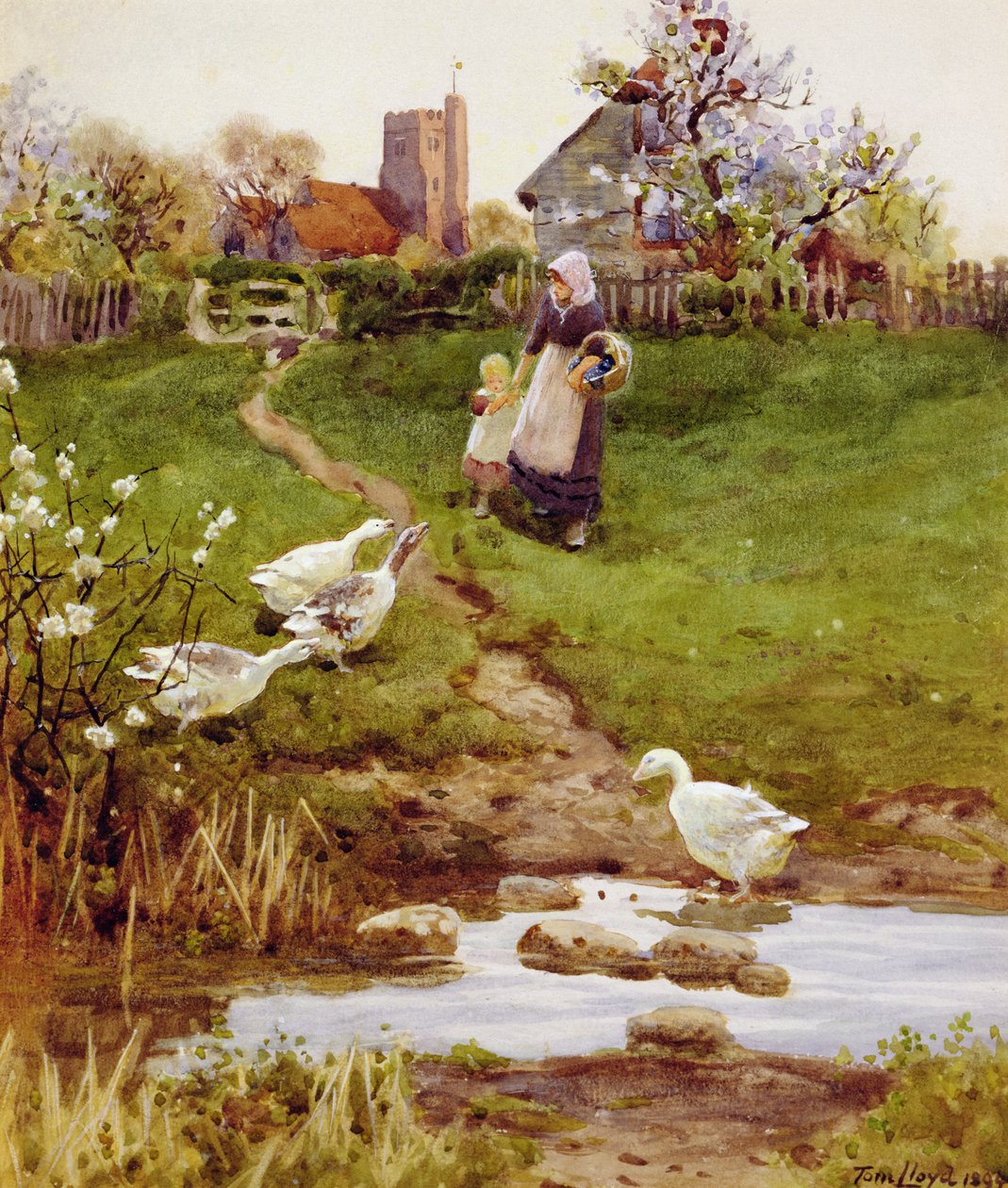 Hazatérés, 1894 alkotó: Thomas James Lloyd