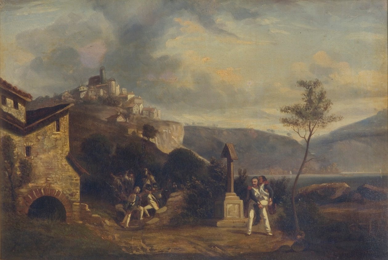 „Incidens a napóleoni háborúkban”, 1830-1882 alkotó: Thomas Jones Barker