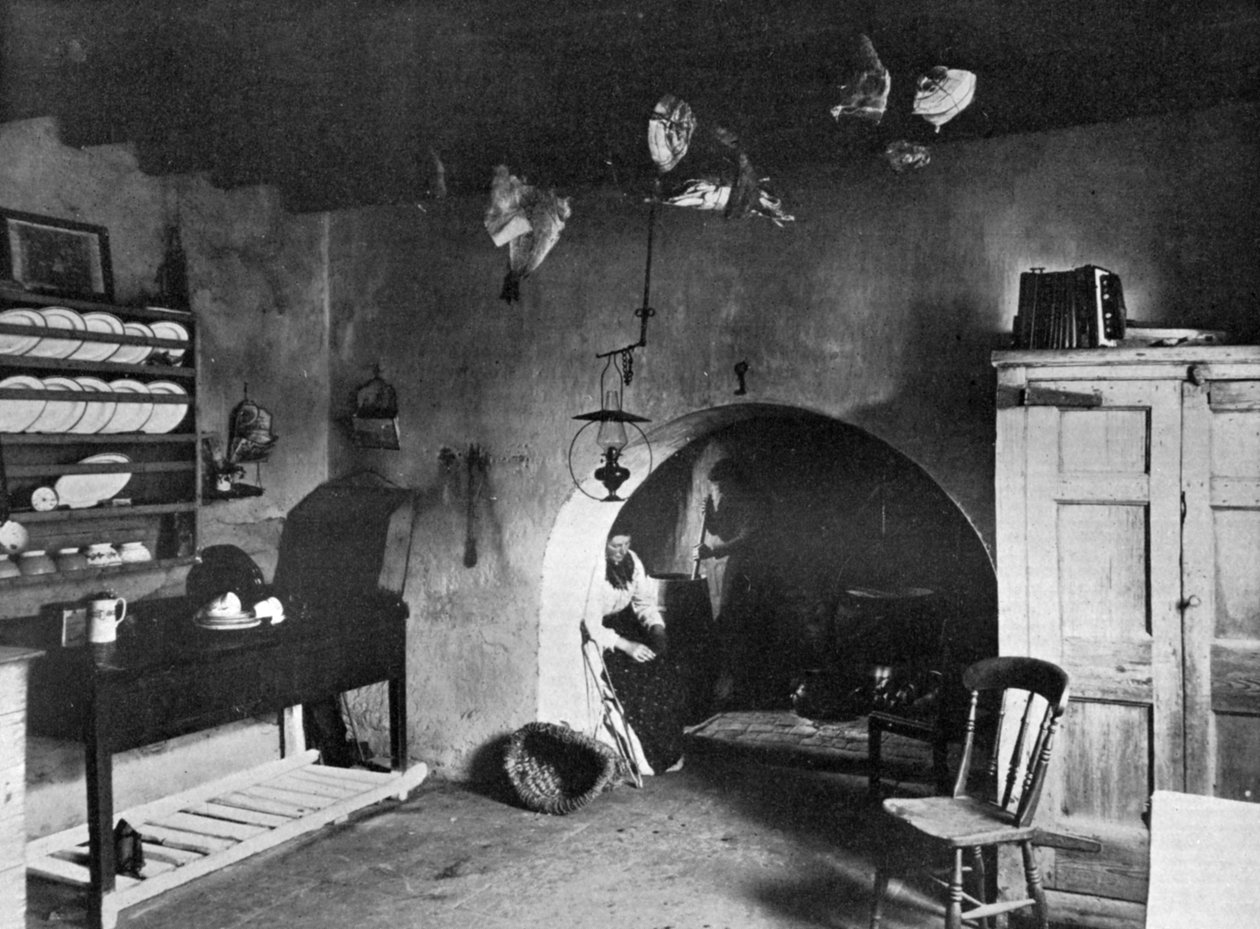 Farm konyha, Orkney, Skócia, 1924-1926 alkotó: Thomas Kent