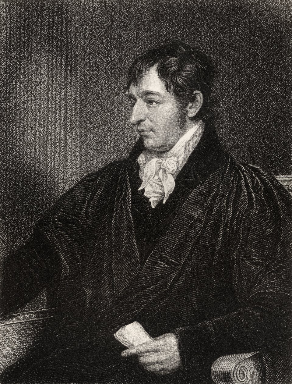 Richard Porson, W. Holl metszete, a National Portrait Gallery II. kötetéből, 1835 körül megjelent alkotó: Thomas Kirkby
