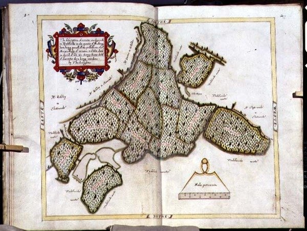 Archívum 5672 Tingewick térképe Buckinghamshire-ben alkotó: Thomas Langdon