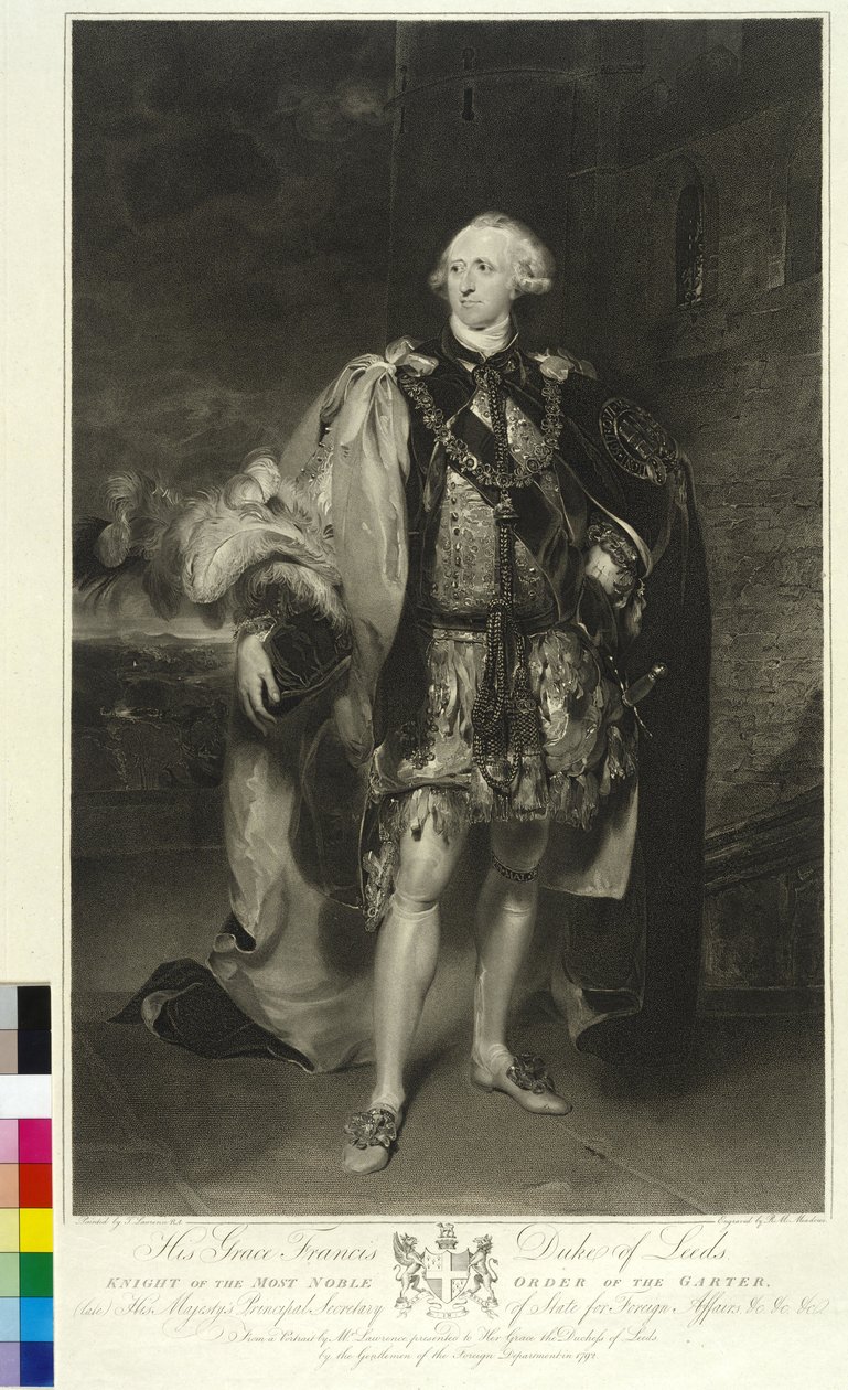 Leeds Osborne 5. hercege (metszet) alkotó: Thomas Lawrence