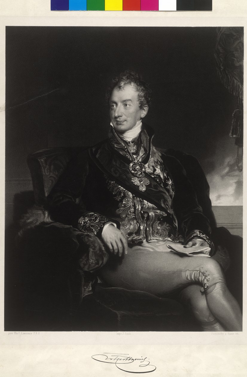 Clement Wenzel Lothar Lothar prince von Metternich-Winneburg (litográfus) alkotó: Thomas Lawrence