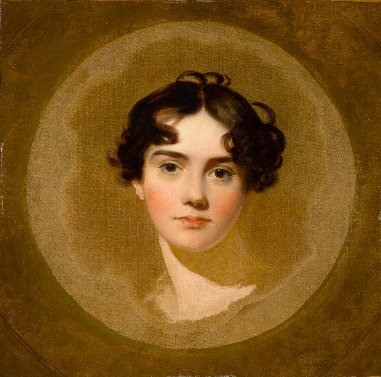Egy lány feje, 18. század vége – 19. század eleje (olaj, vászon) alkotó: Thomas Lawrence