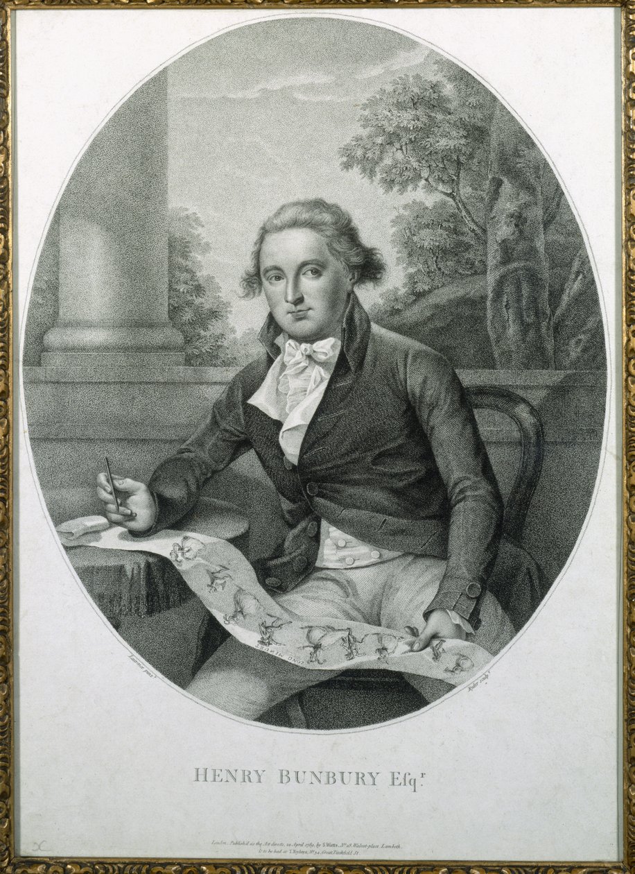 Henry William Bunbury, vésette Thomas Ryder (1746-1810) 1789 alkotó: Thomas Lawrence