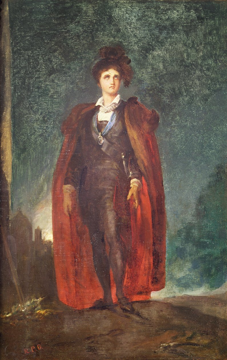 John Philip Kemble a Hamlet szerepében alkotó: Thomas Lawrence