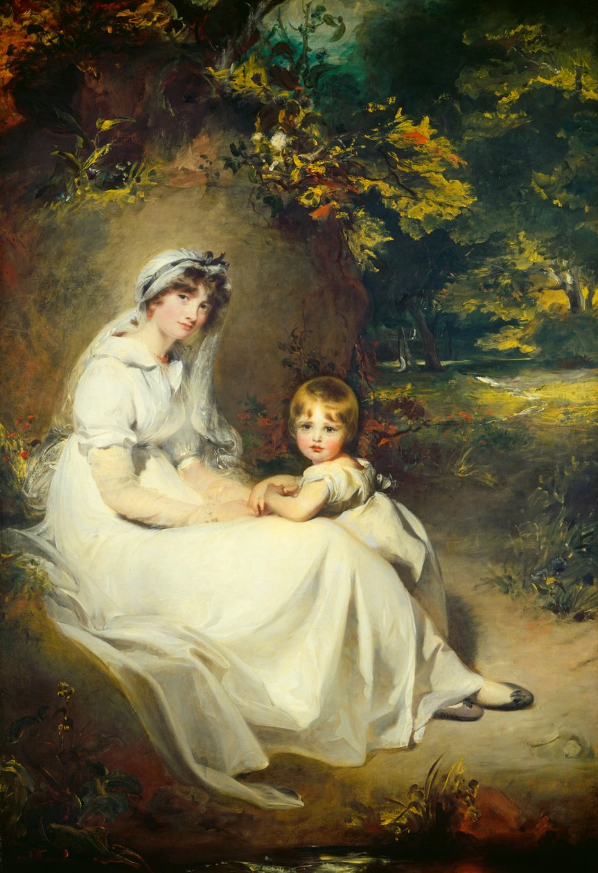 Lady Mary Templetown és legidősebb fia, 1802. alkotó: Thomas Lawrence