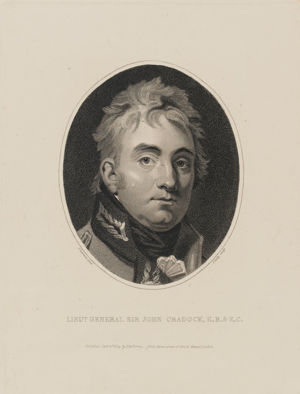 Sir John Cradock altábornagy, 1809 alkotó: Thomas Lawrence