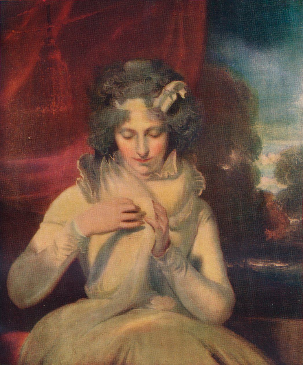 Miss Georgina Lennox, utána Bathurst grófnő, 1765-1842, c1800 alkotó: Thomas Lawrence