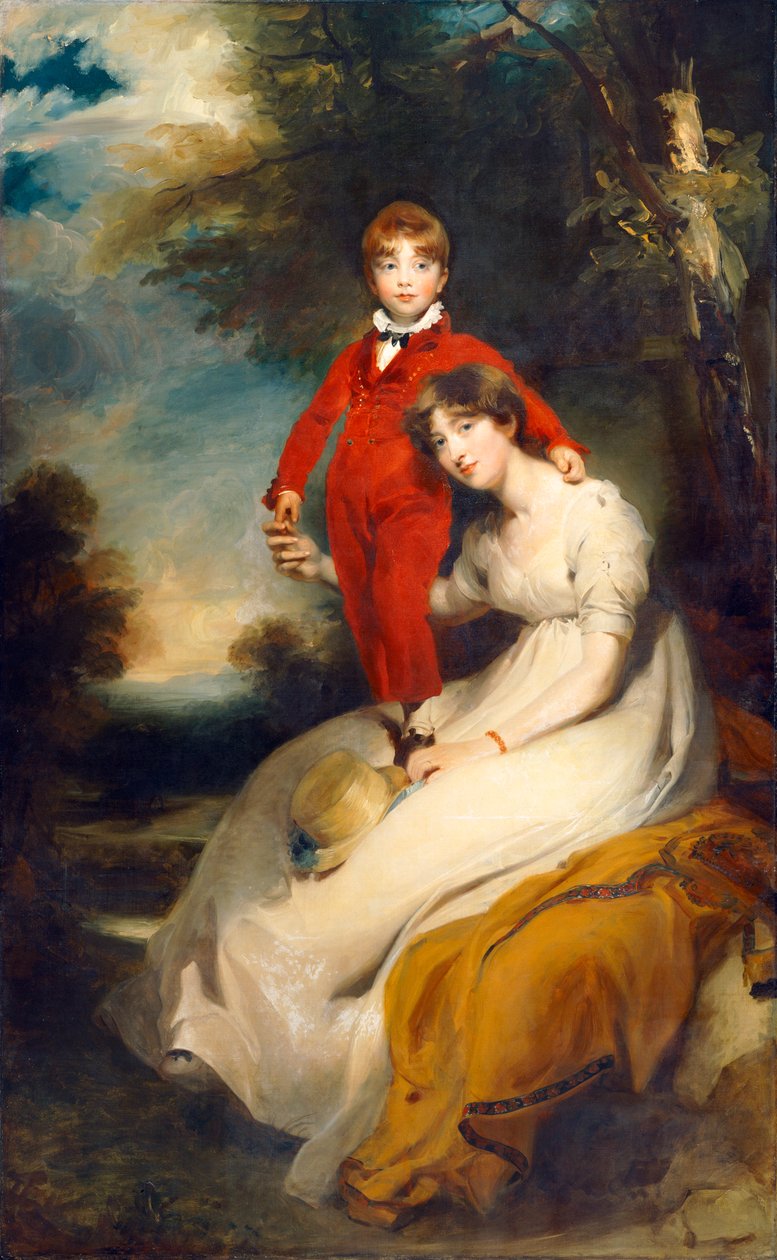 Mrs. Charles Thellusson és fia, Charles (olaj, vászon) alkotó: Thomas Lawrence