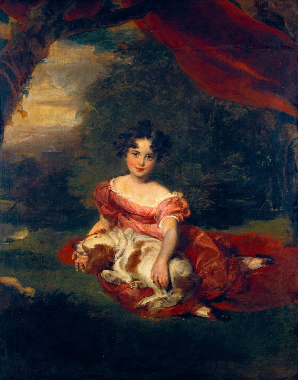 Julia Beatrice Peel kisasszony portréja alkotó: Thomas Lawrence