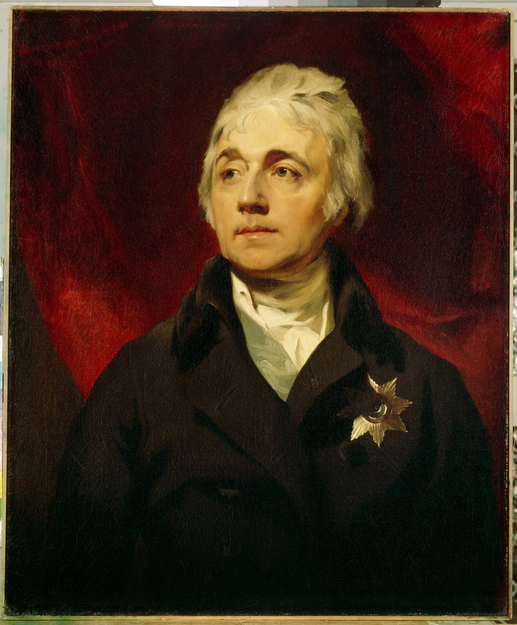 Szemjon Romanovics Voroncov gróf portréja (1744-1832) (Szemjon Romanovics Voroncov gróf portréja). Sir Thomas Lawrence (1769-1830) festménye, olaj, vászon. Angol művészet, 18. század vége-19. század eleje, romantika. Állami Ermitázs, Szentpétervár. alkotó: Thomas Lawrence