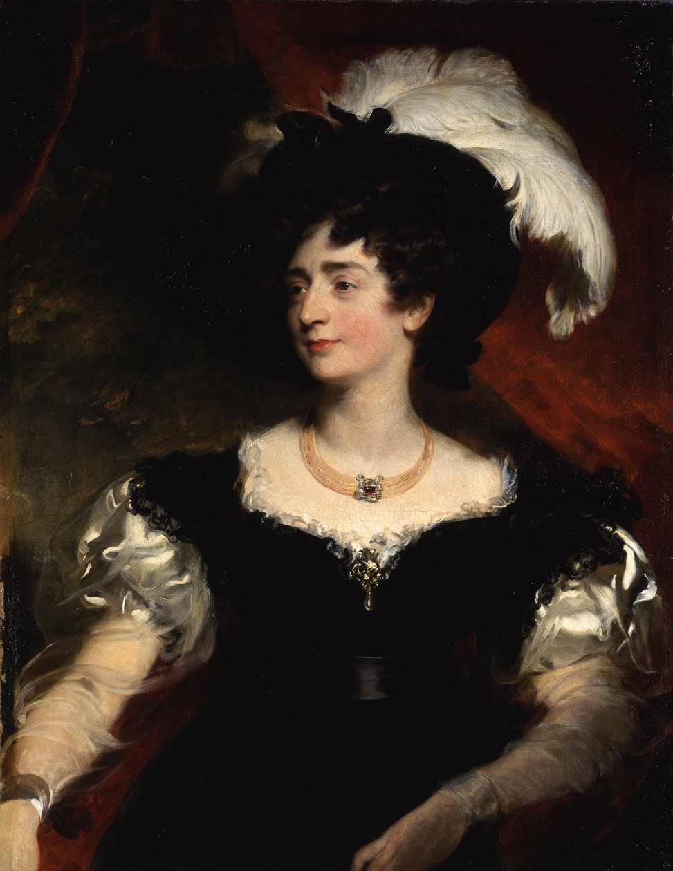 Charlotte Florentia, Hugh, Northumberland 3. hercege, 1828-29 feleségének portréja (olaj, vászon) alkotó: Thomas Lawrence