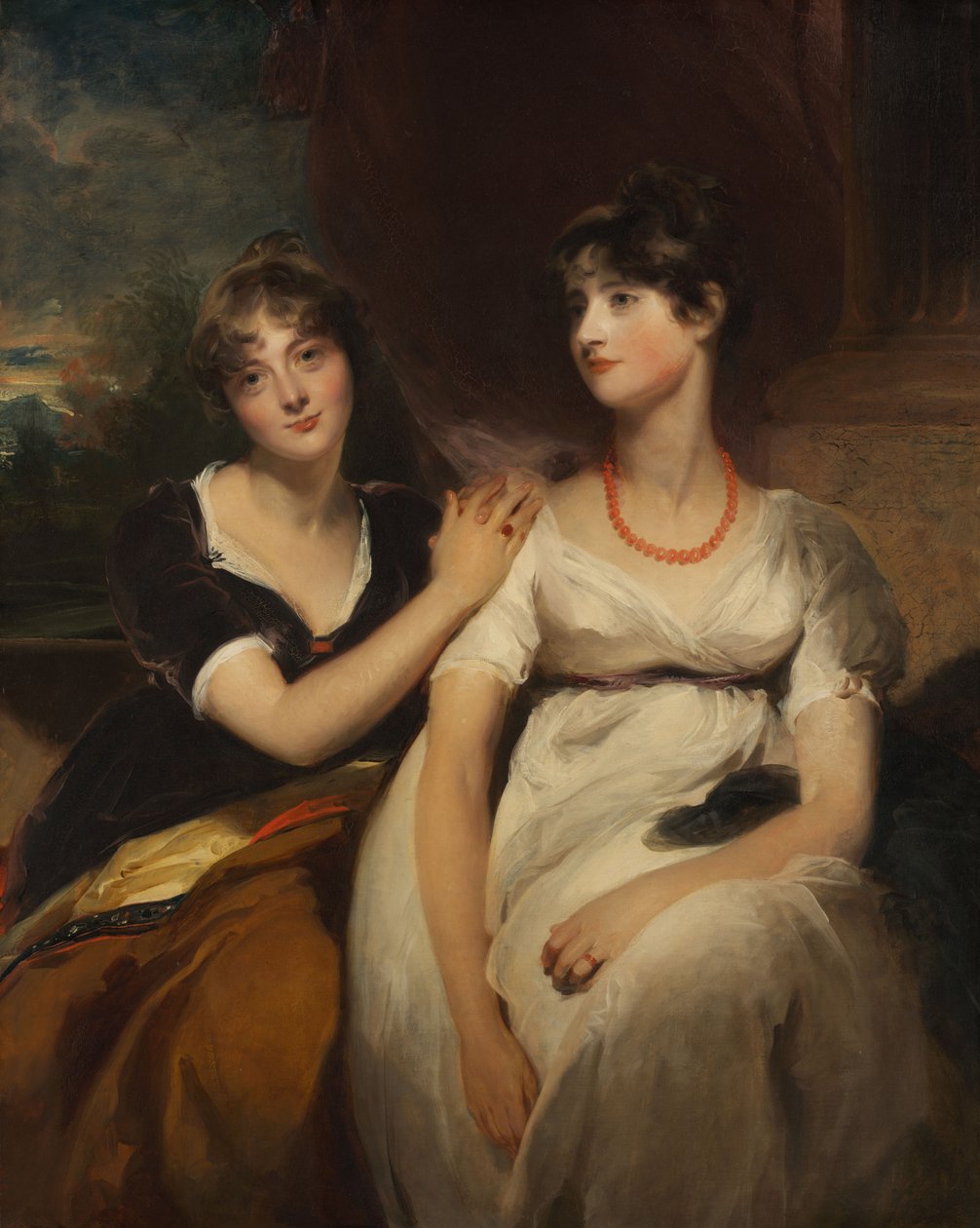 Charlotte és Sarah Carteret-Hardy portréja, 1801 alkotó: Thomas Lawrence