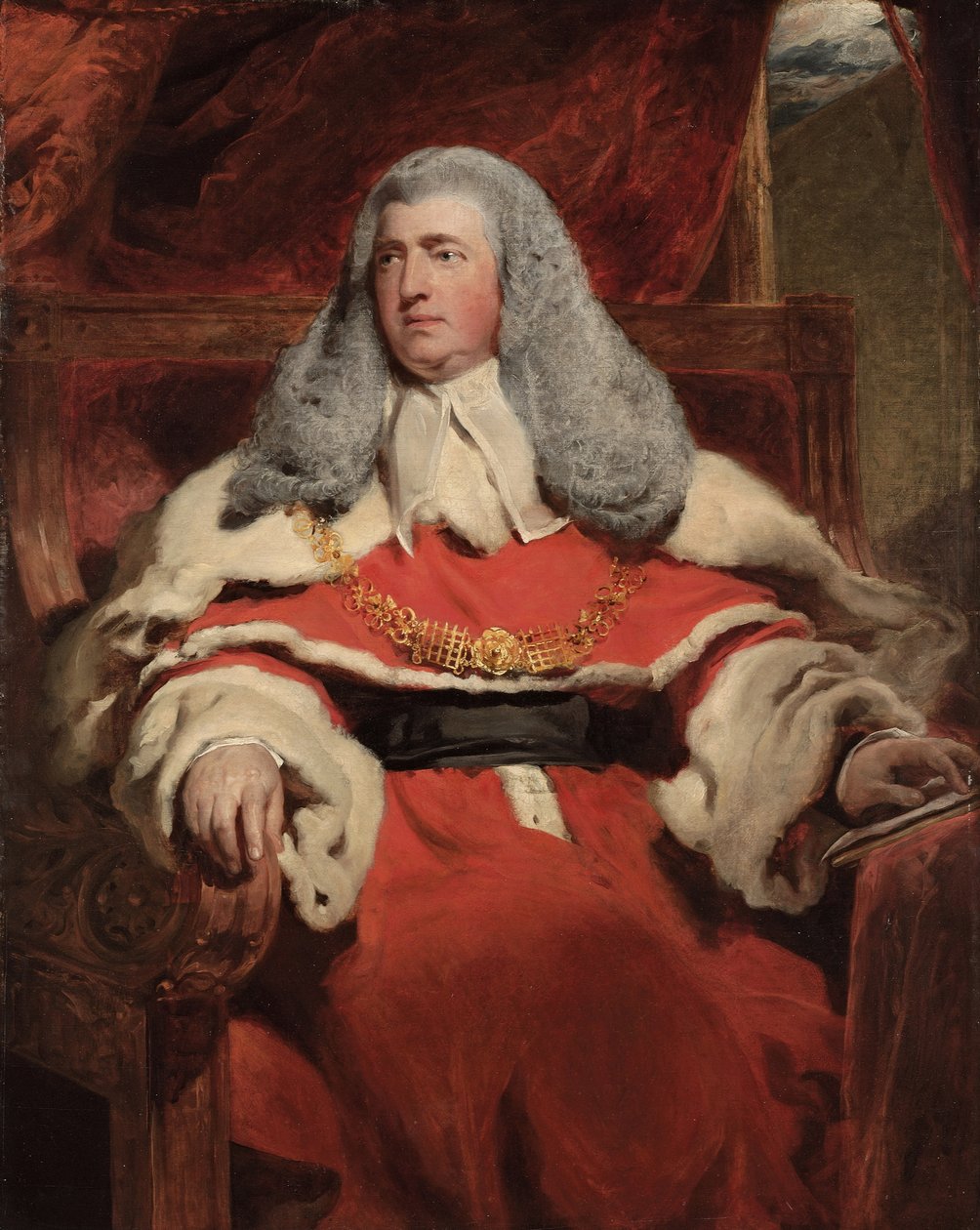 Edward Law portréja, Ellenborough 1. báró, M.P. alkotó: Thomas Lawrence